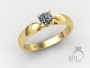 inel de logodna solitaire  bijuteria diamantelor