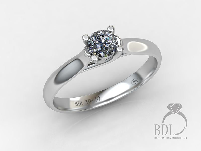Colectia 2020 | Inele de Logodna cu Diamante Tip Solitaire | Bijuteria Diamantelor